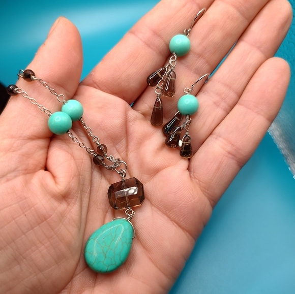 TWENTYFIRST Collection Bundle - Sterling Silver Semi Precious Turquoise … - Picture 4 of 14